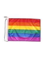 Bootsflagge Regenbogen/ Boat Flag Rainbow