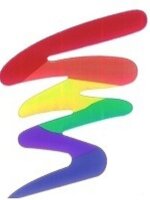Rainbow Aufkleber/Sticker 7 x 8 cm / 3 x 3.5 inch (12er...