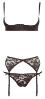 Schwarze Cottelli Collection Off-Shoulder Bralette Set