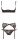 Schwarze Cottelli Collection Off-Shoulder Bralette Set