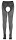 Schwarze Strumpfhose mit offenem Schritt von Cottelli Collection