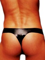 Fetisso String with Condom Underwear Black