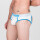 Sport Fucker Hooker Open Brief - Weiß/Blau - XL