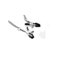 XR - STRICT Ball Gag with Adjustable Nipple Clamps