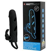 PRETTY LOVE VIBRATING SILICONE SLEEVE 14 CM