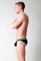 Timoteo Proton Glow Parisian Brief - Black