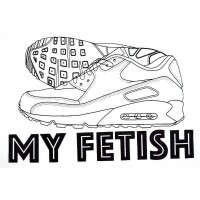SNEAX N SOX T-Shirt "MY FETISH" - Weiß XL