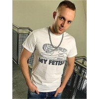 SNEAX N SOX T-Shirt "MY FETISH" - Weiß XL