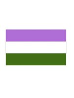 Gender Queer Flag Aufkleber / Sticker 5.0 x 7,6 cm / 2 x...