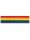 Rainbow Aufkleber / Sticker 5,08 x 38,1 cm / 2 x 15 inch