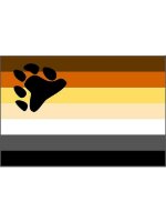 Gay Pride Bear Flag/Flagge 90 x 150 cm