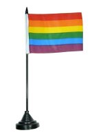 Rainbow Tischflagge/Table Flag