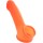 Toylie Latex Penishülle - Erik (Schaft 13 cm, Öffnung 5,5 cm) - neon orange
