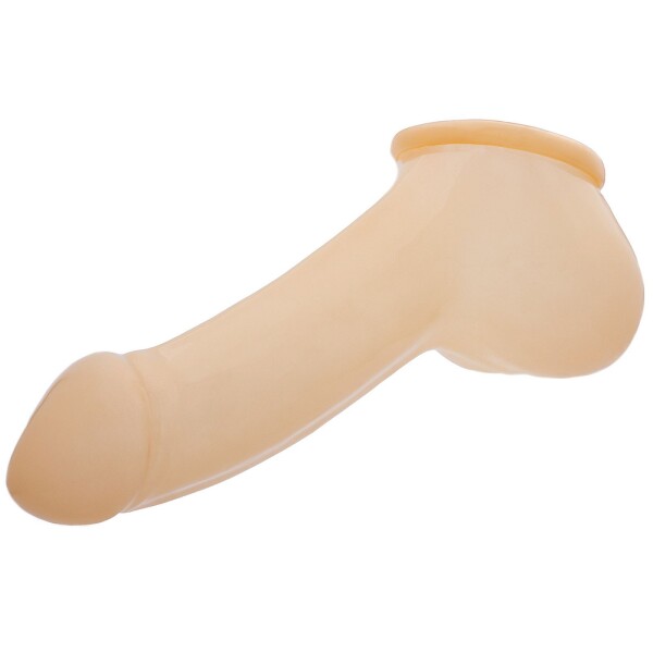 Toylie Latex Penishülle - Adam 5,5 (Schaft 13 cm, Öffnung 5,5 cm) - transparent