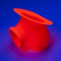 Toylie Latex Penishühlle - Ben BP (ohne Schaft, Übnung 5,5 cm) orange