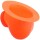 Toylie Latex Penishühlle - Ben BP (ohne Schaft, Übnung 5,5 cm) orange
