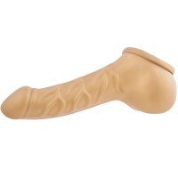 Toylie Latex Penishülle - Franz (Schaft 14 cm, Öffnung 5,5 cm) - gold