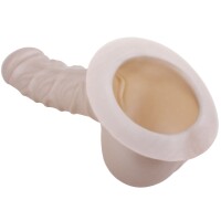 Toylie Latex Penishülle - Franz BP (Schaft 14 cm,Öffnung 5,5 cm)silber