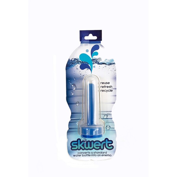 The Skwert Water Bottle Douche Single Blue