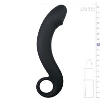 Easytoys Anal Collection Black Prostate Silicone Dildo