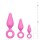 Easytoys Anal Collection Satz rosa Analplugs mit Zugring