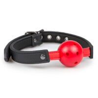 Easytoys Fetish Collection Ballknebel mit PVC-Ball - Rot