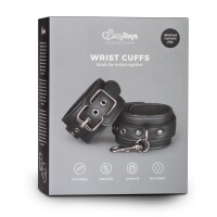 Schwarze Handgelenkmanschetten