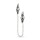 EasyToys Fetish Collection Japanese Clamps with Chain