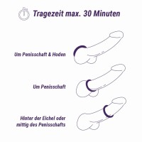 Boners Penisring Reifen - grau