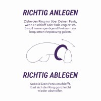 Boners Triple Penisring aus Flüssigsilikon