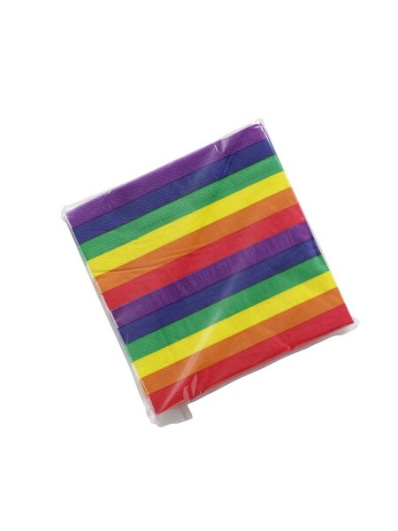 Prideitems Rainbow Napkins / Servietten 20-pack