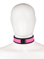 RudeRider Neoprene Puppy Collar Pink