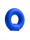 RudeRider Knob Silicone Ring Blue