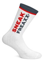 Sneak Freaxx Socks Sniffer Socks White Grey/Red One Size