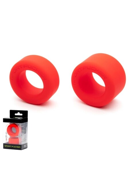 Sports Fucker Soft Silicone Nutt Job Set Red