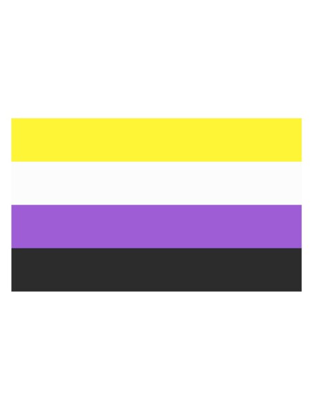 Prideitems Non-Binary Flag Sticker