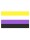 Prideitems Non-Binary Flag Sticker