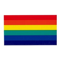 Rainbow Pride Aufkleber / Sticker 76 x 115 mm