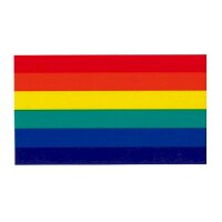 Rainbow Pride Aufkleber / Sticker 76 x 115 mm