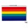 Rainbow Pride Aufkleber / Sticker 76 x 115 mm