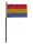 Prideitems Pansexual Hand Flag / Handflagge