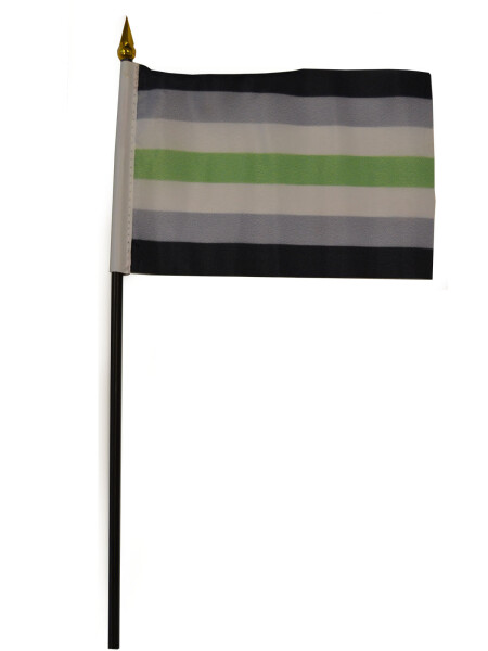 Prideitems Agender Hand Flag / Handflagge