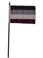 Asexual Hand Flag / Handflagge