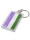 Prideitems Gender Queer Flag Key Ring