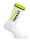 Sneak Freaxx White/Black/Yellow Neon Socks One Size
