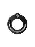 Silicone Steel Fusion Ring Holeshot XLarge Black