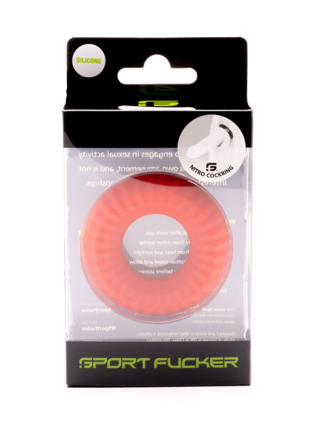 Sport Fucker Liquid Silicone Nitro Ring Red