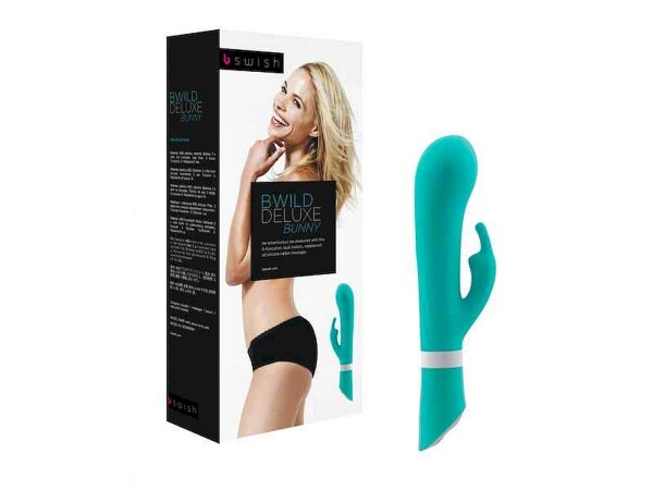 Bswish BWILD DELUXE BUNNY VIBE, 6 Funktionen, Silikon, Jade, 19cm