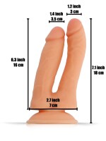 RudeRider Double Dude Pascal+André Light Skin 18 x 3-3,5 cm