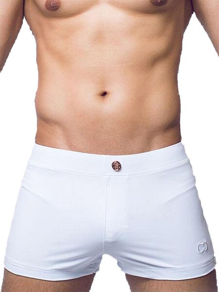 2Eros Bondi Bar Beach Swim Trunks White